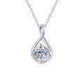 Crystal Teardrop Bridal Necklace