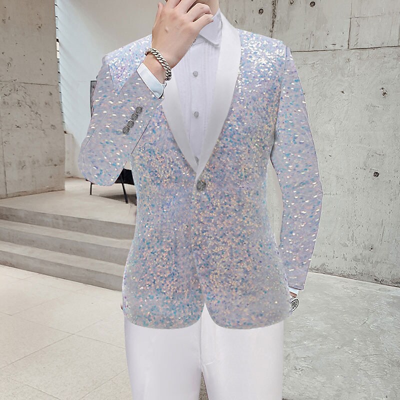 Men's Sequin Suit Jacket - view 8