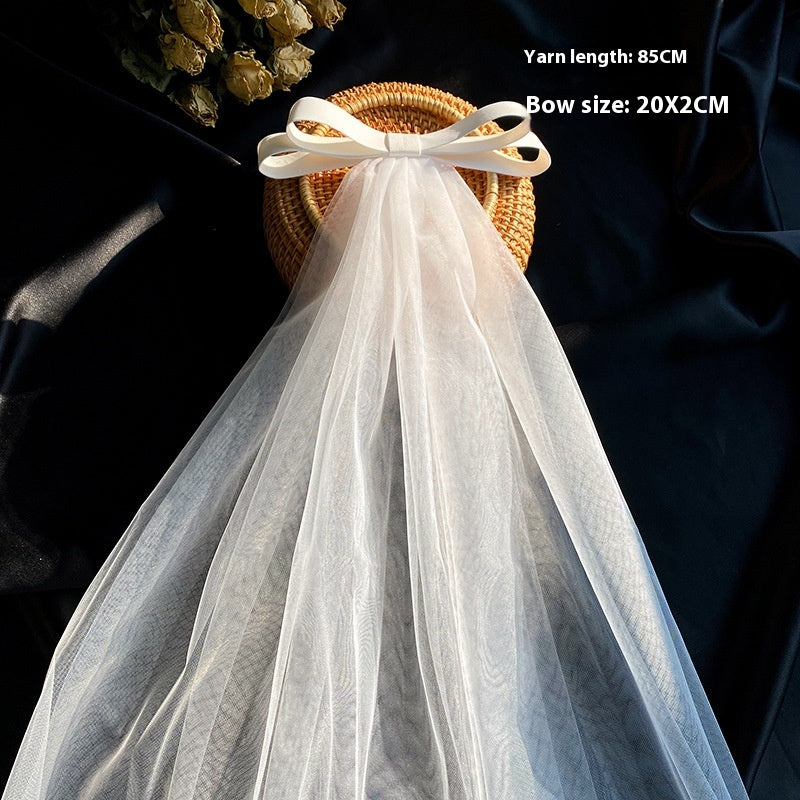 Bow Wedding Veil - view 7