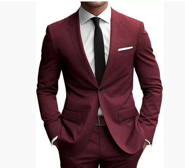 Men's Two-piece Wedding Dinner Suit - view 3