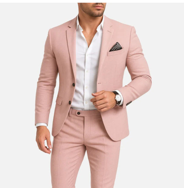 Spring-summer Casual British Men's Suit - view 7
