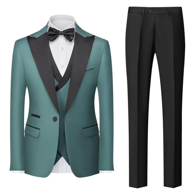 Men's Three-Piece Slim-Fit Suit - view 9