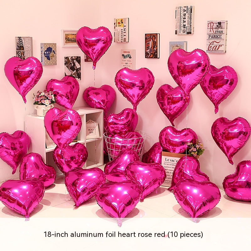 Heart Aluminum Wedding Balloons - view 10