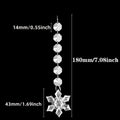 Hanging Crystal Snowflake Decoration - view 1