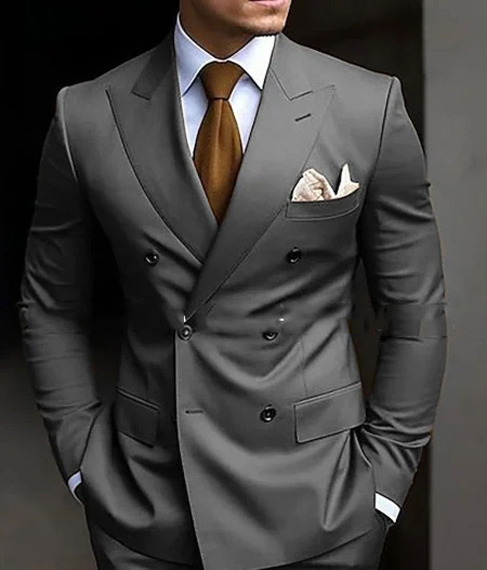 Men's Two-Piece Business Suit - view 4