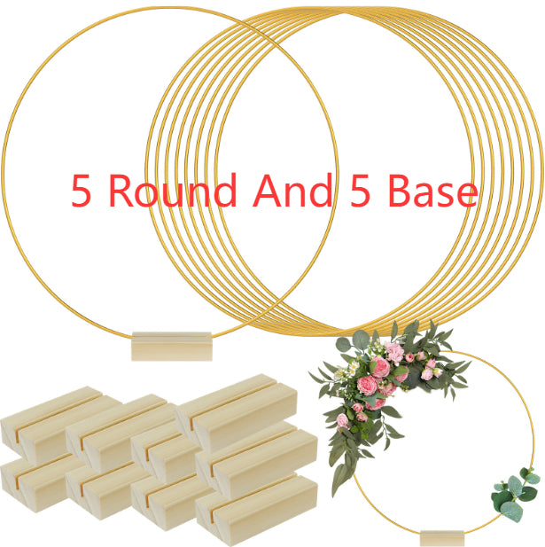 Hoop Centerpiece & Place Card Holder Kit - view 2