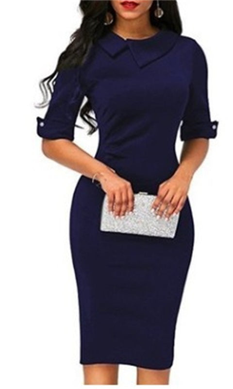 Long Sleeve Evening Dress - view 3