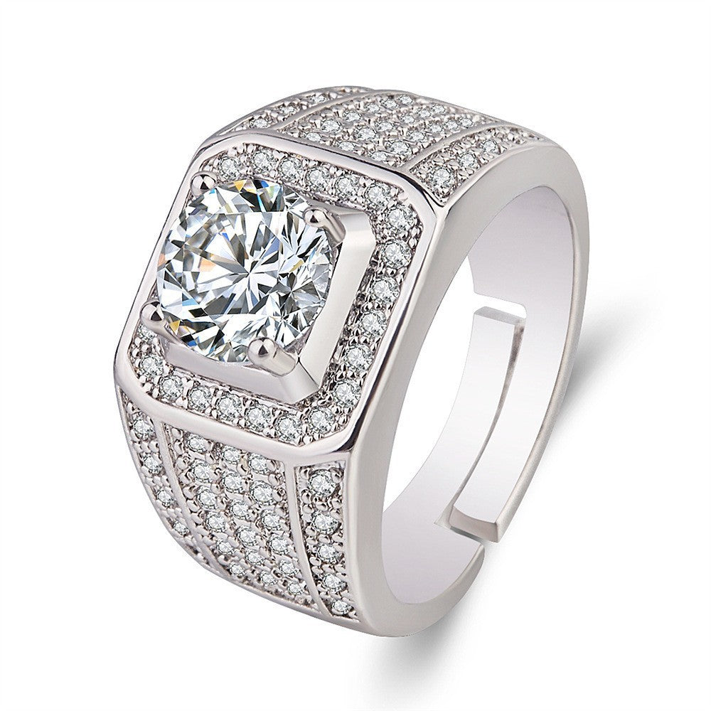 Crystal Wedding Ring - view 6