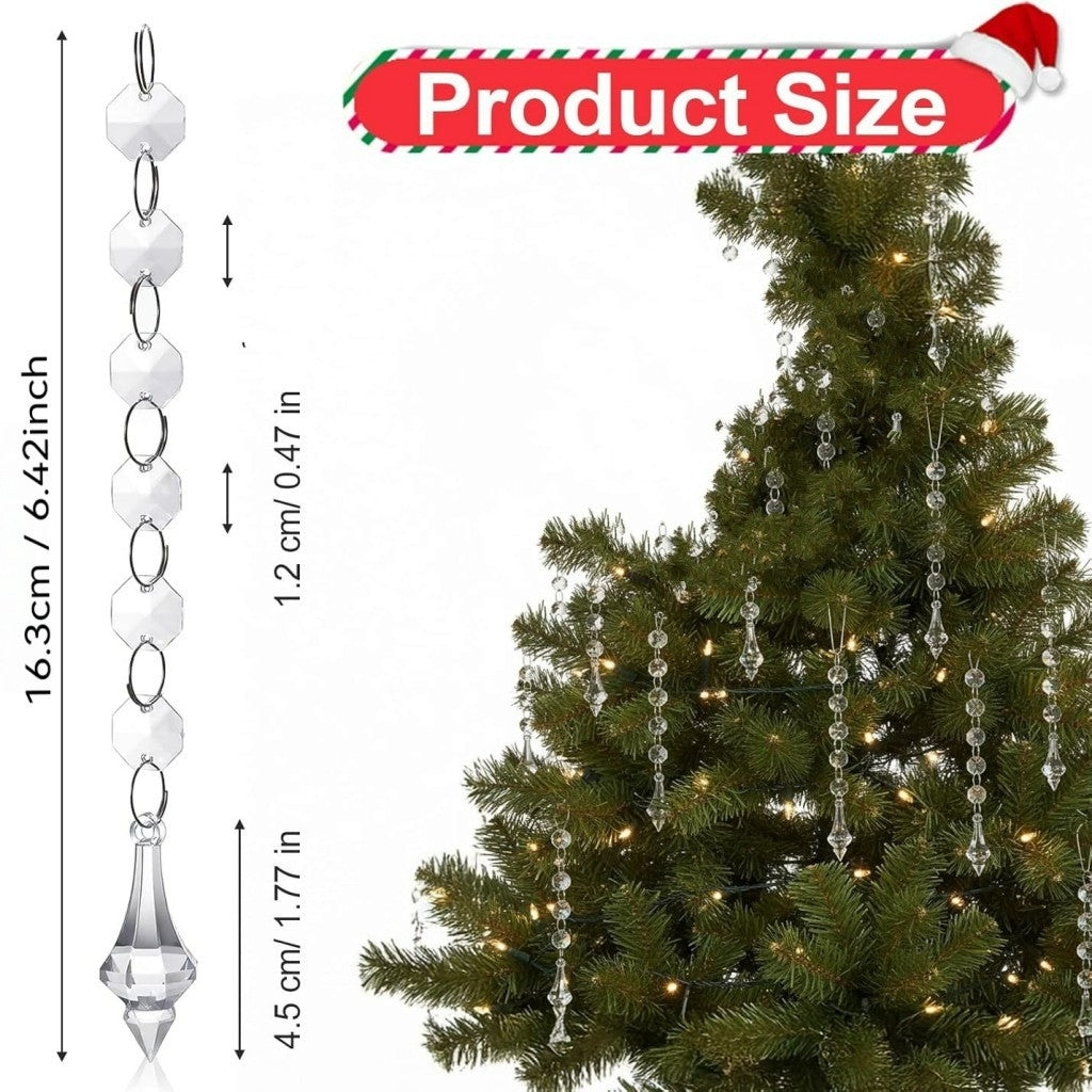 Hanging Crystal Snowflake Decoration - view 6