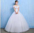 Off-Shoulder Ball Gown Wedding Dress