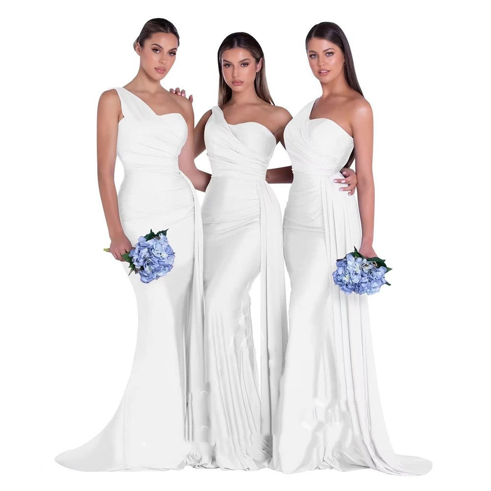 One-Shoulder Mermaid Gown - view 2