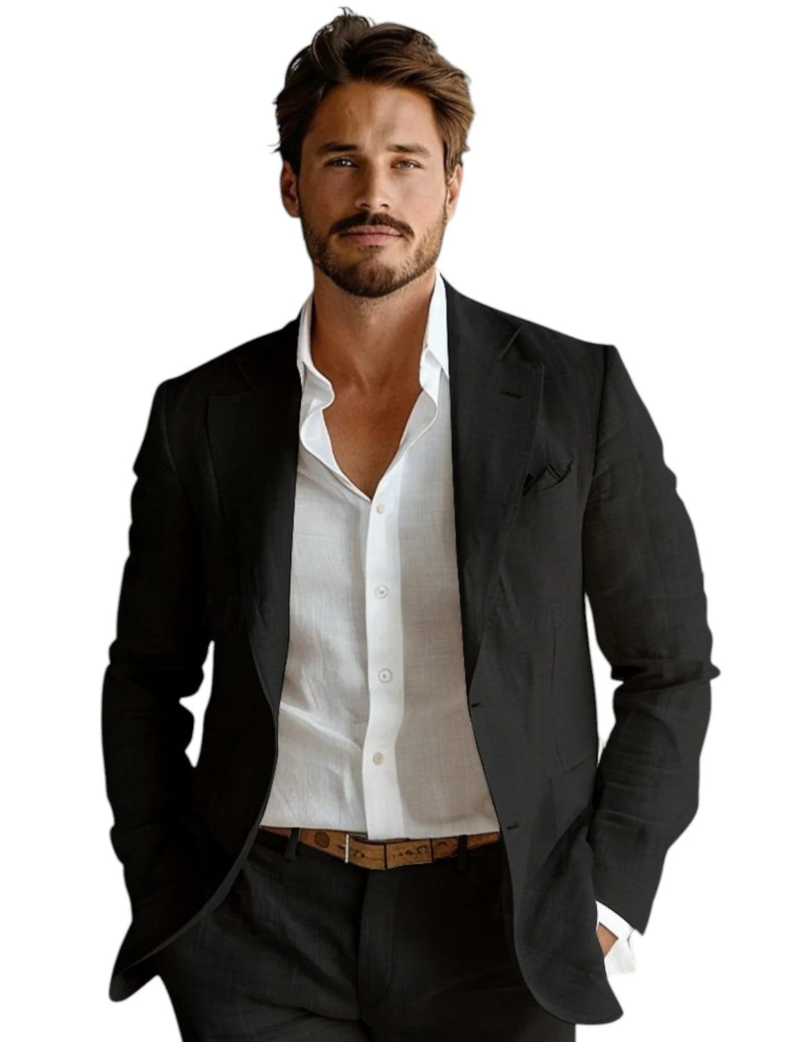 Men's Plus-size British Business Suit Jacket - view 4