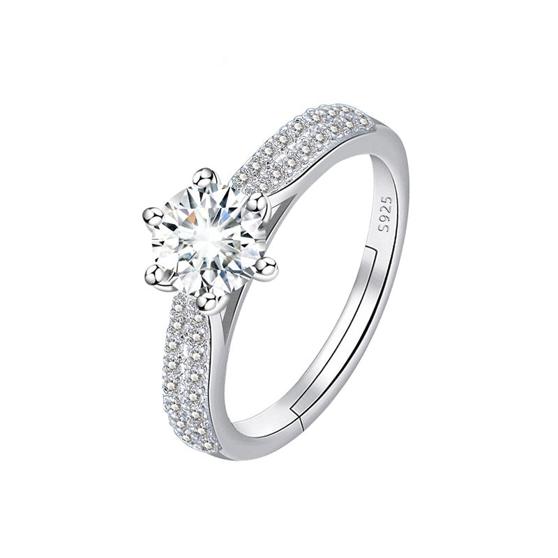 Crystal Wedding Ring - view 5