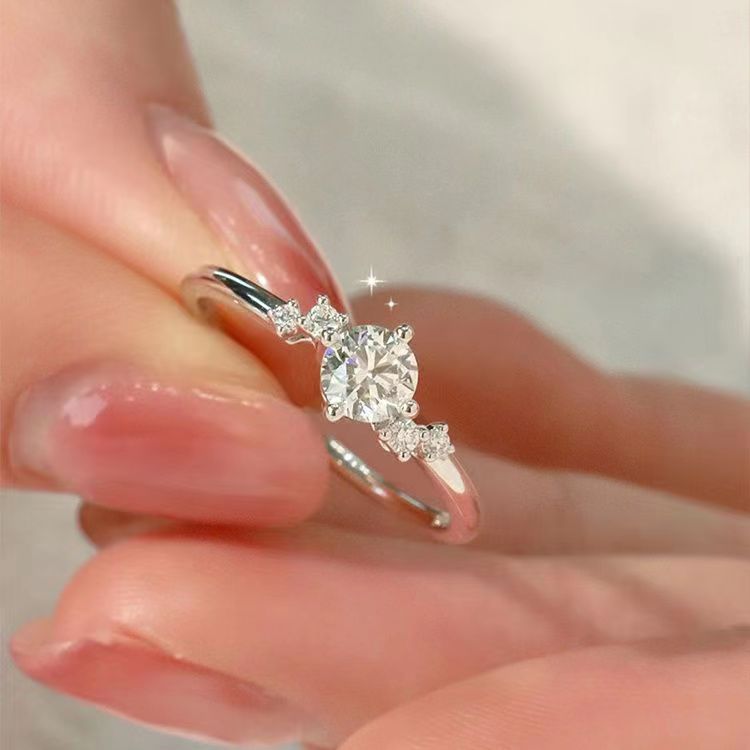 Crystal Wedding Ring - view 4