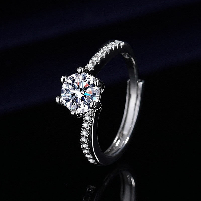 Crystal Wedding Ring - view 10
