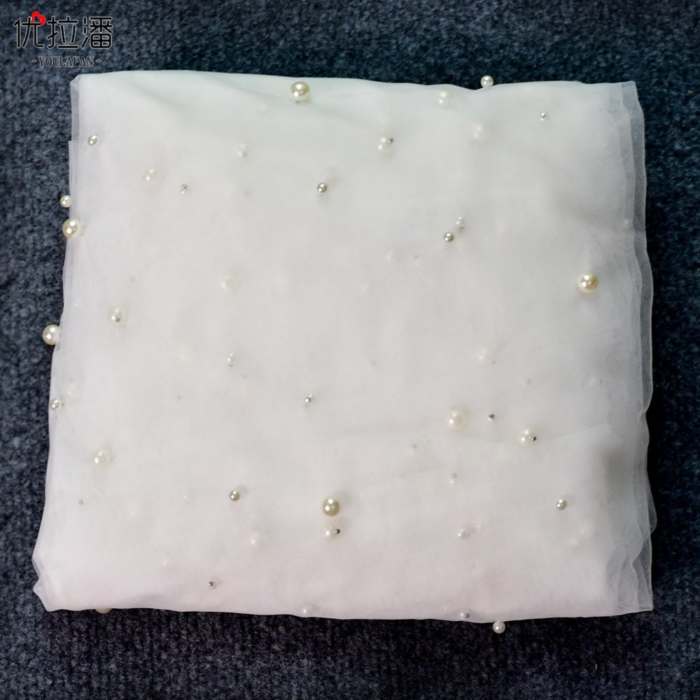 Luxury Bridal Pearl Veil - view 2