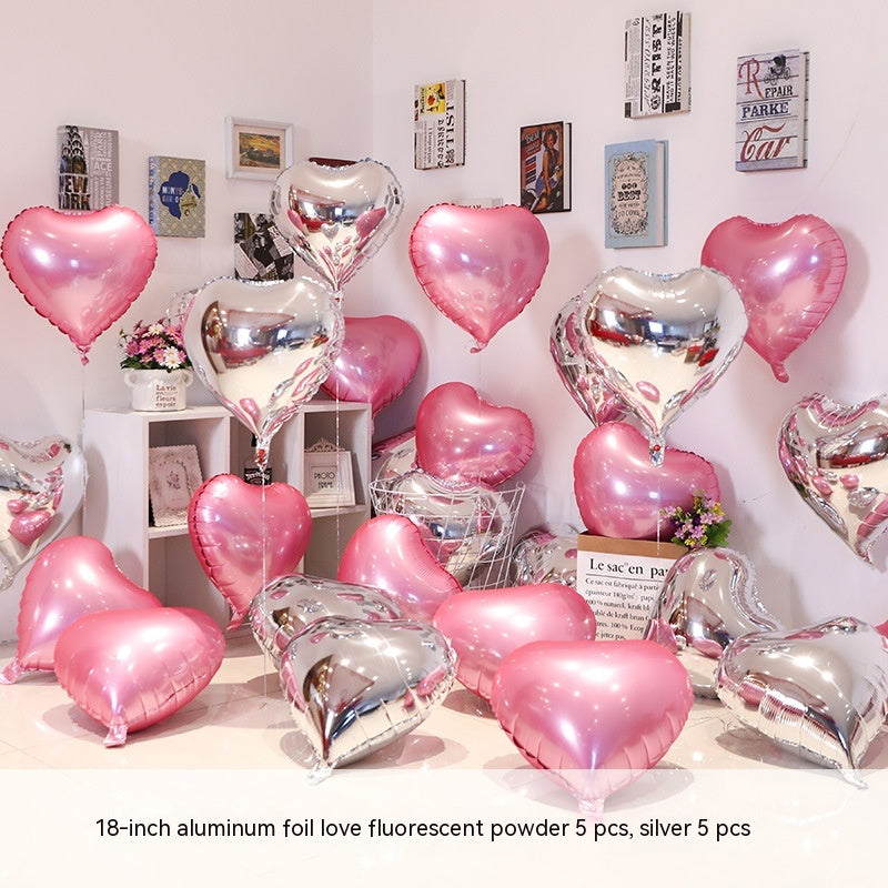 Heart Aluminum Wedding Balloons - view 4
