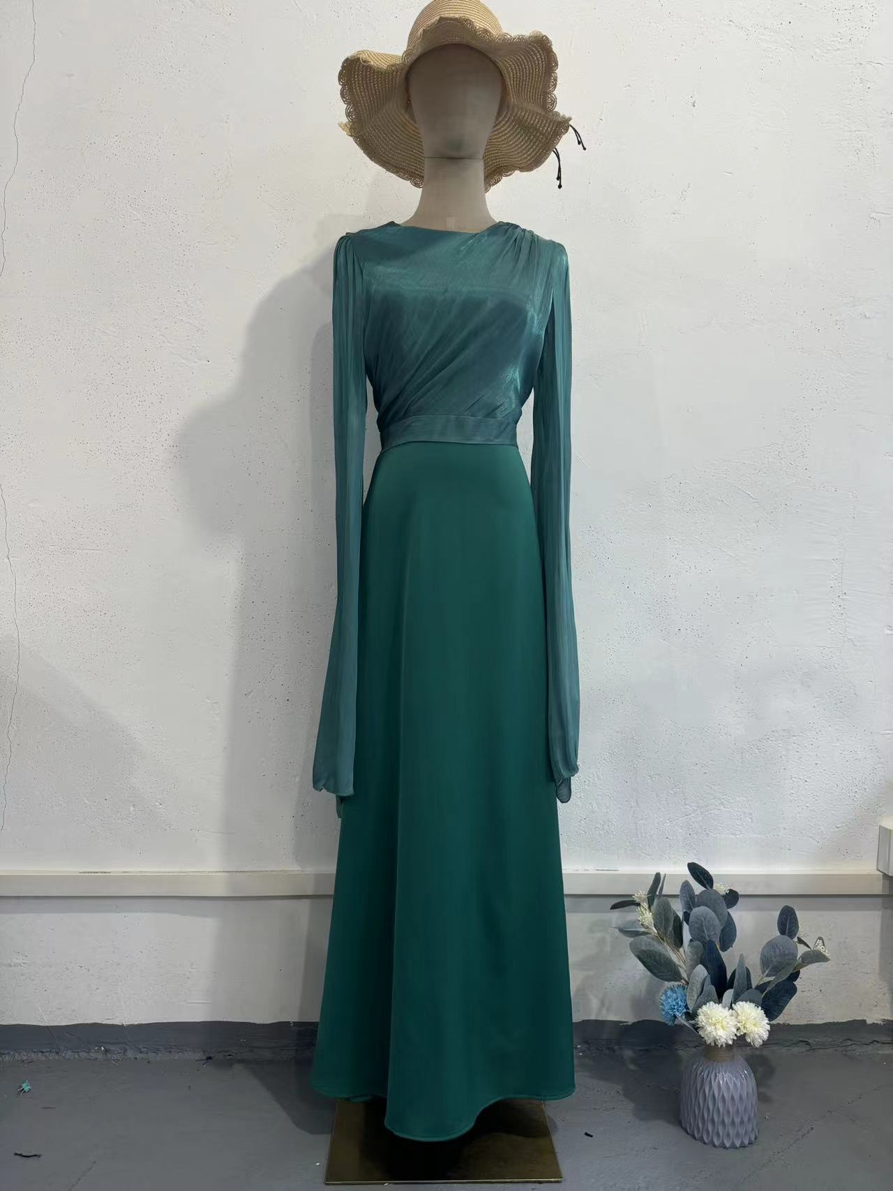 Satin Dress - view 2