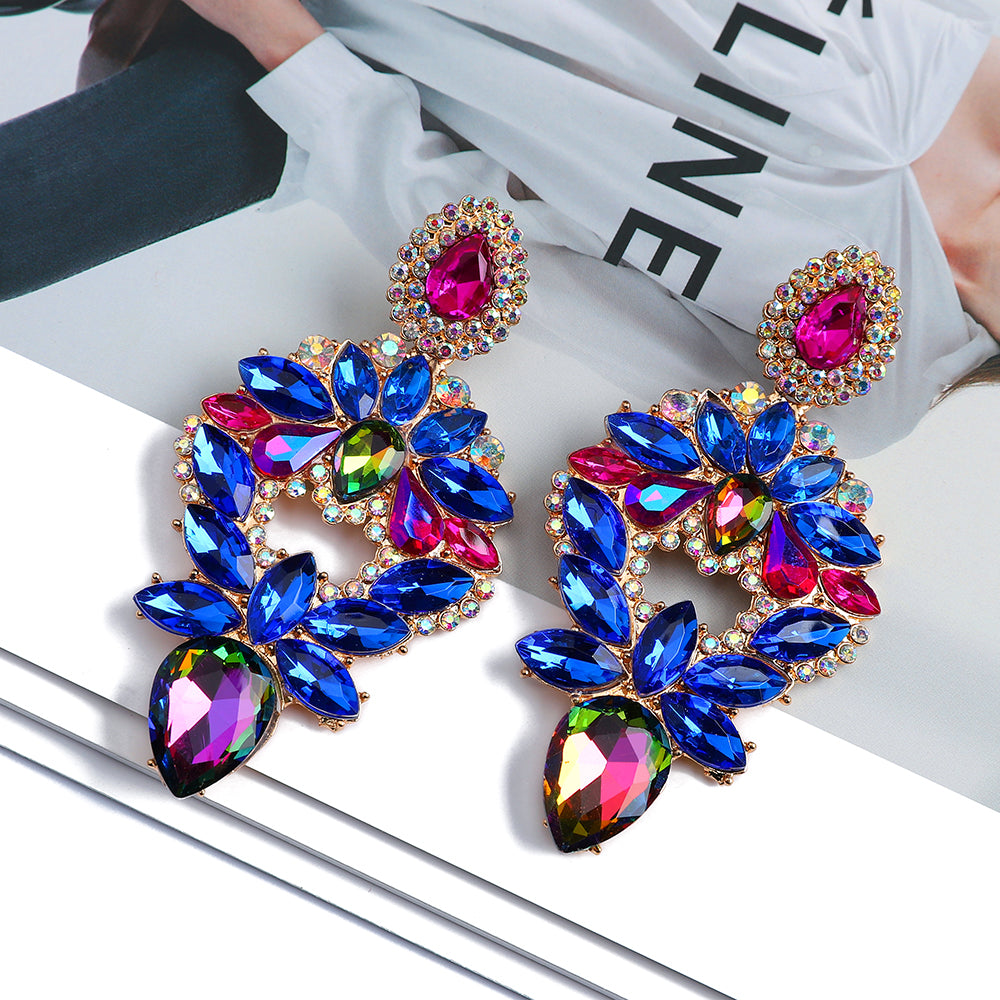 Crystal Wedding Earrings - view 3