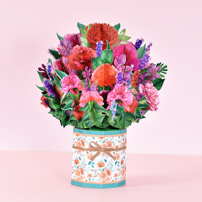 Pop-Up Flower Greeting Card - view 2