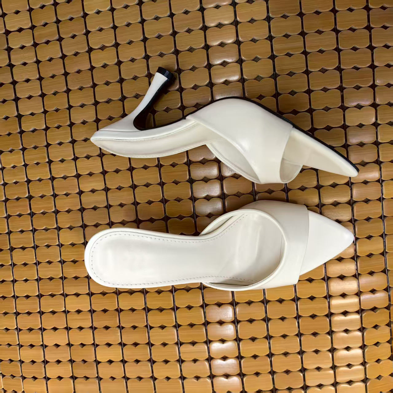 Patent Leather Pump Sandals - view 3