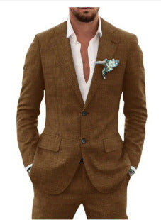 Spring-summer Casual British Men's Suit - view 3