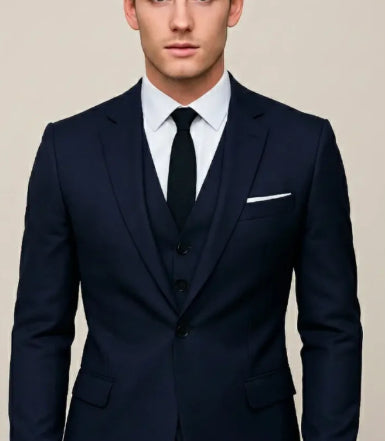 Men's Three-Piece Business Suit - view 4