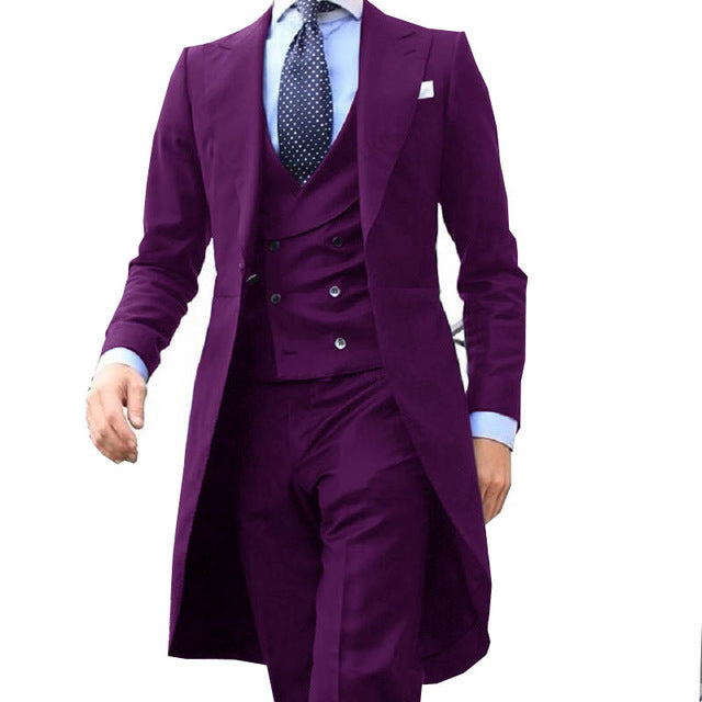 Men's Three-Piece Wedding Suit - view 2