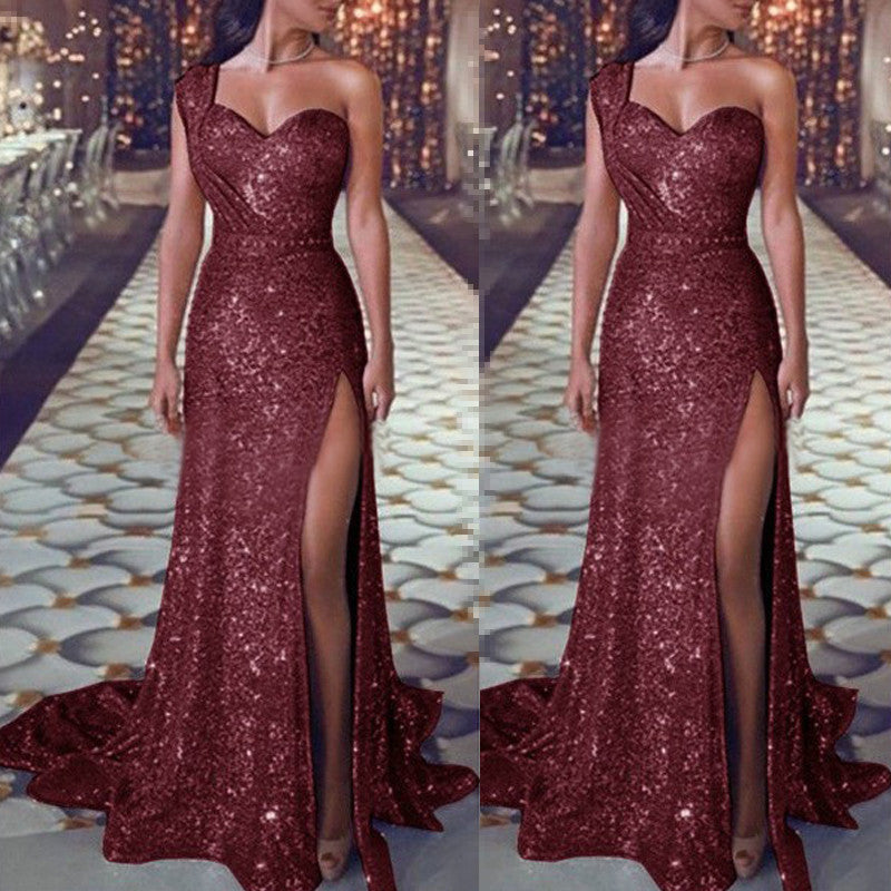Rose Sequin Evening Gown - view 2