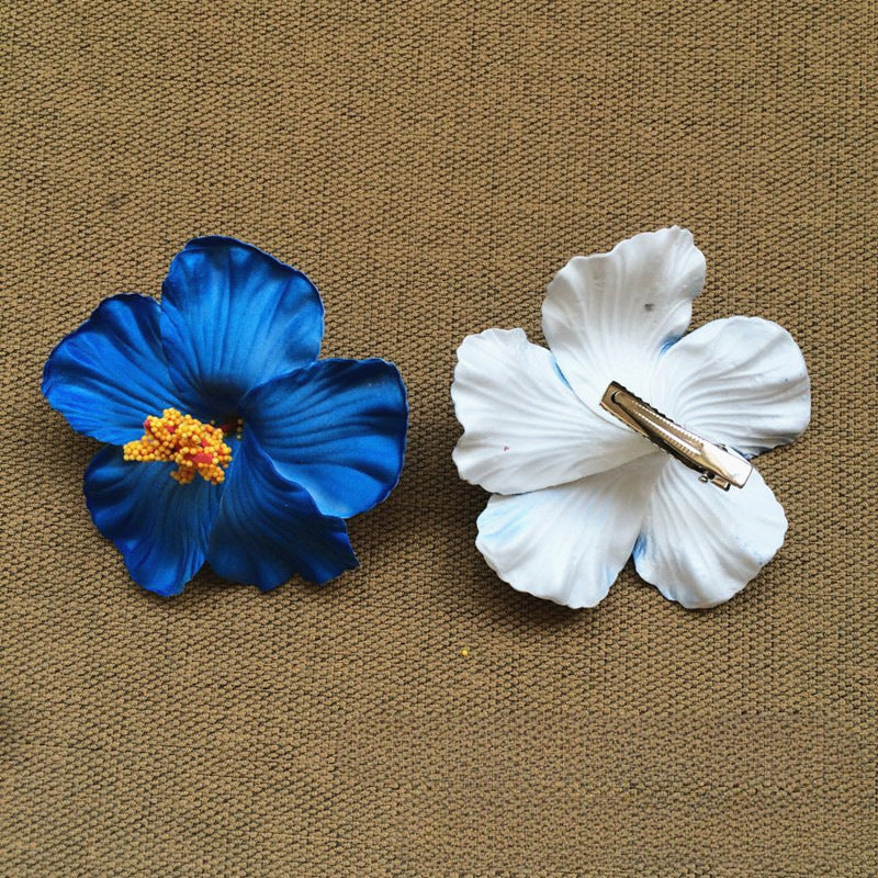 Hibiscus Flower Bridal Hairpin - view 8