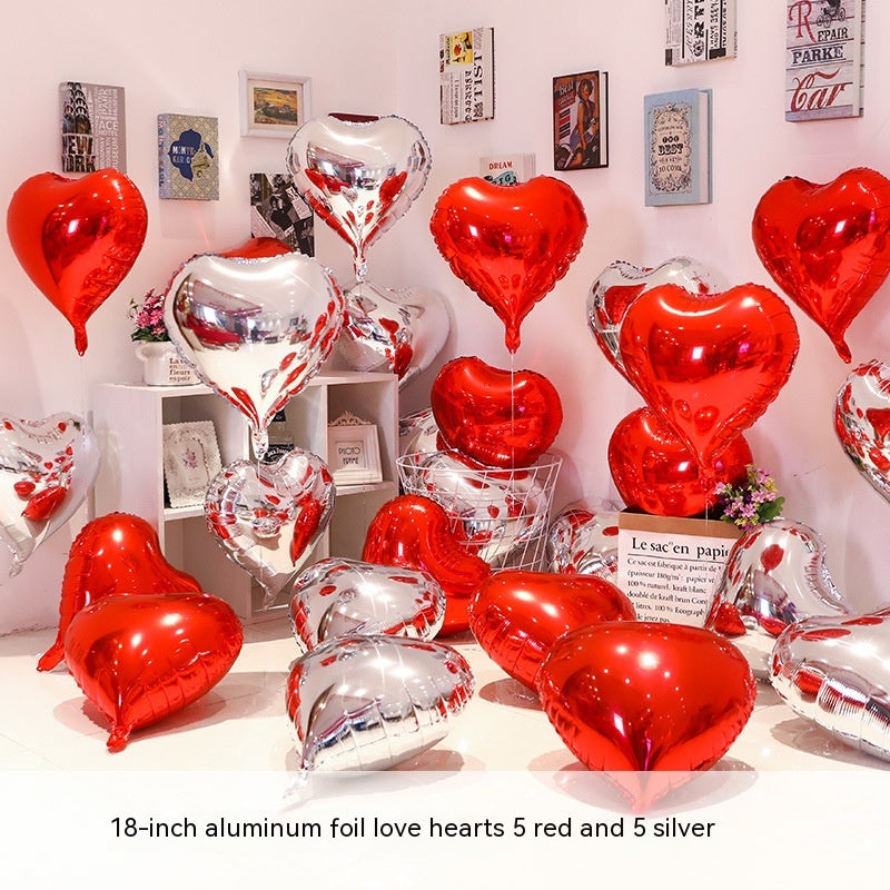 Heart Aluminum Wedding Balloons - view 5