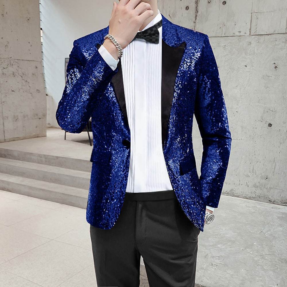 Men's Sequin Suit Jacket - view 5