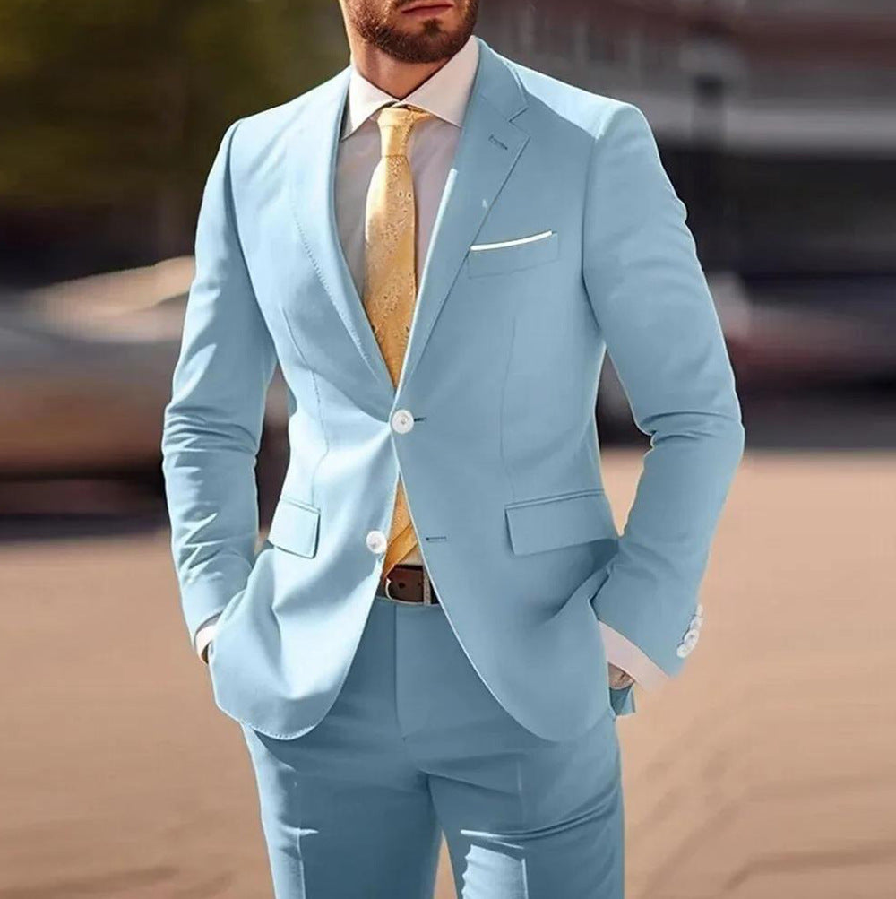 Groomsman Two-Piece Wedding Suit - view 4