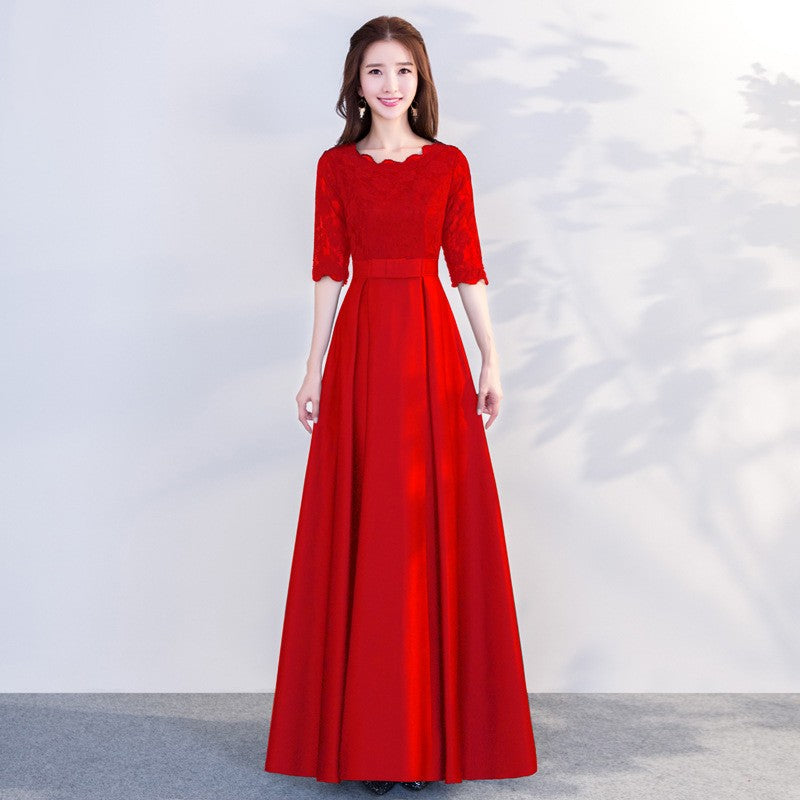 Long Sleeve Evening Dress - view 3