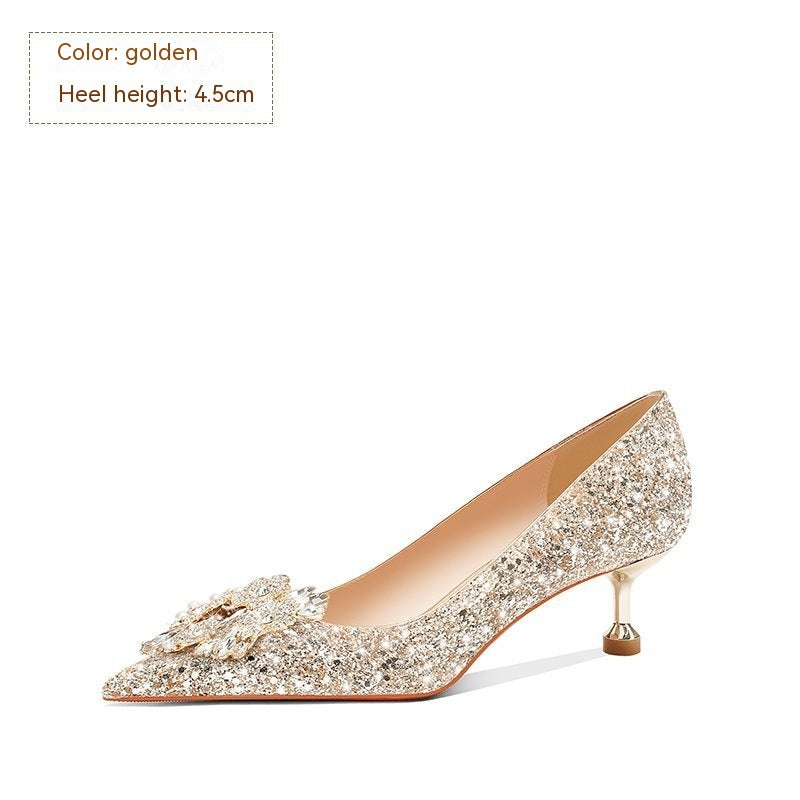Crystal Wedding Heels - view 1
