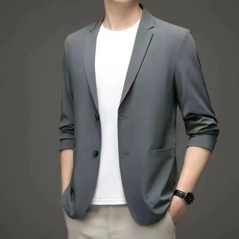 Ice Silk Men's Casual Sun-proof Suit Jacket - view 4