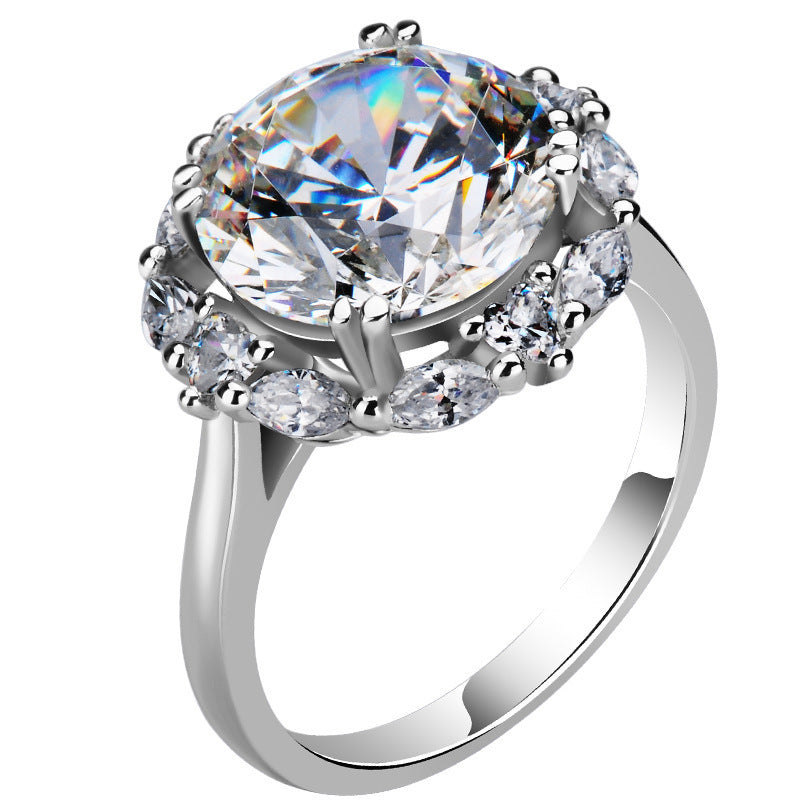 Crystal Wedding Ring - view 8