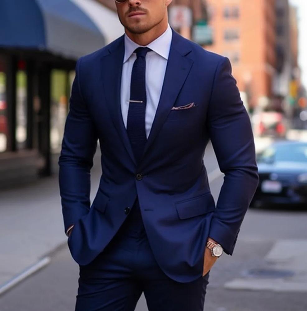 Groomsman Two-Piece Wedding Suit - view 10