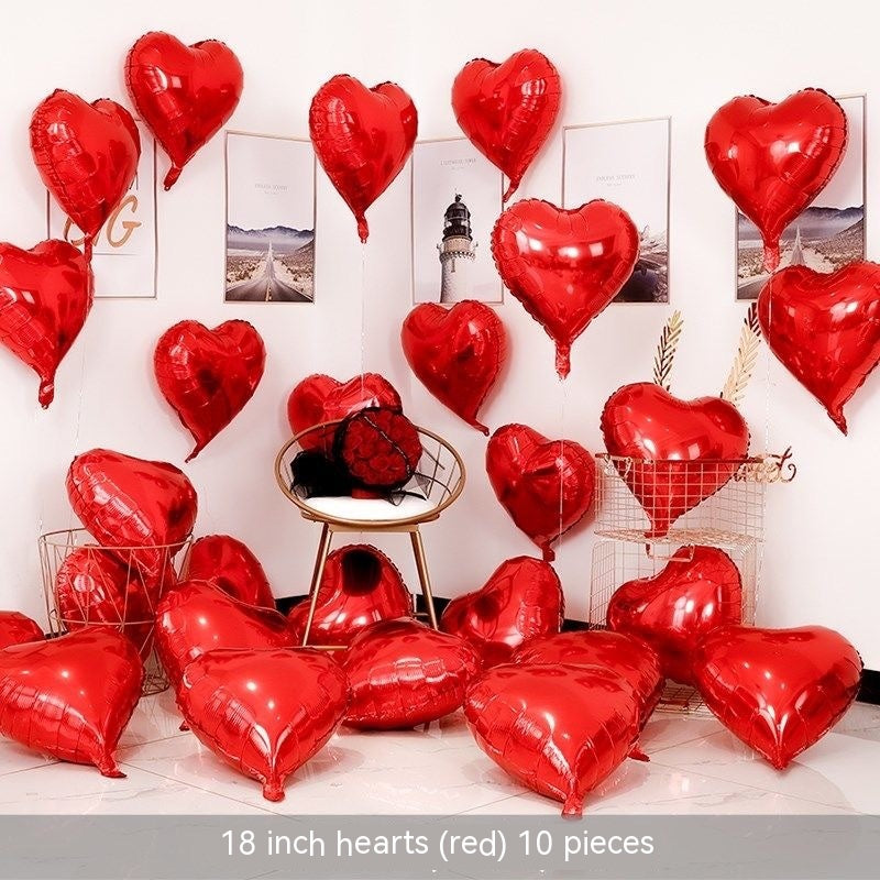 Heart Aluminum Wedding Balloons - view 8