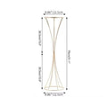 Gold Metal Flower Stand Centerpiece - view 1