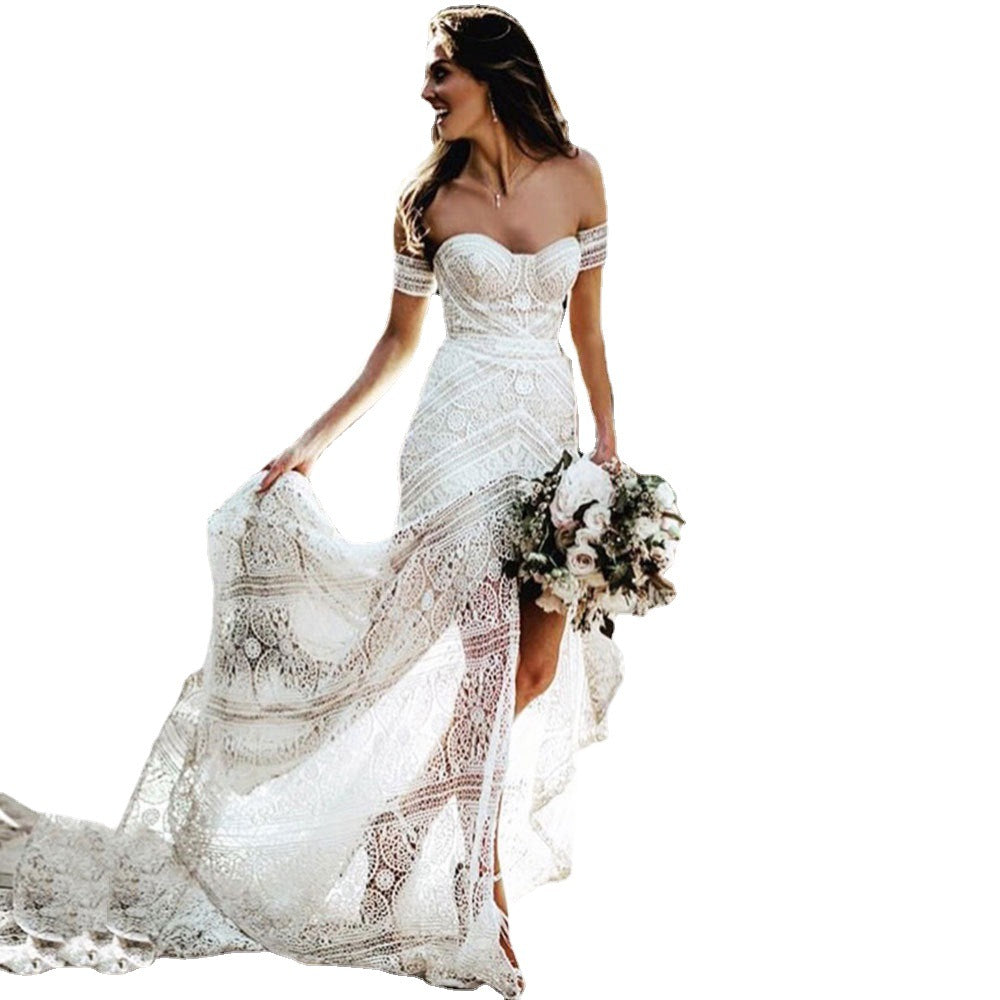 Lace Fishtail Wedding Dress