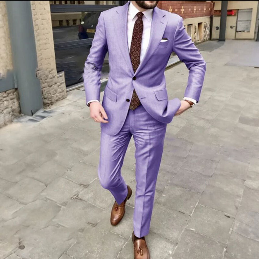 Men's Two-Button Business Suit - view 2