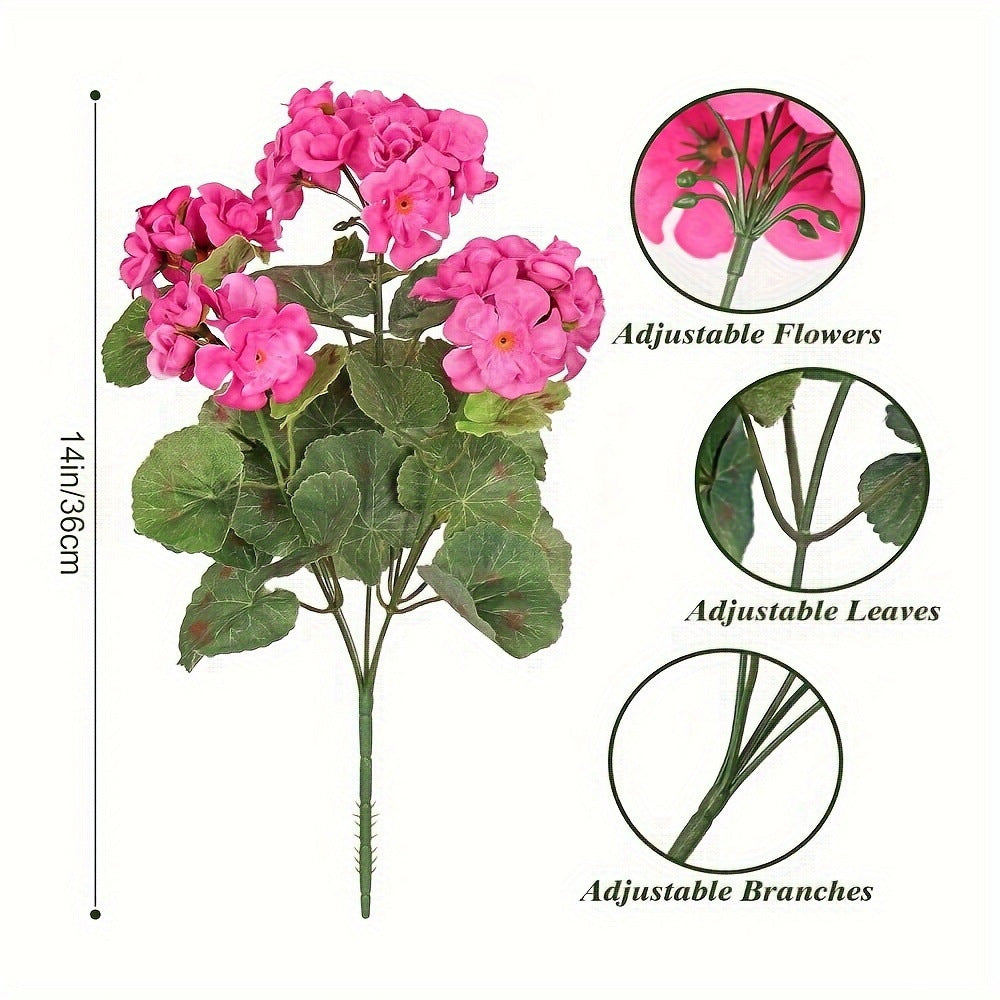 Artificial Begonia Flowers - view 3
