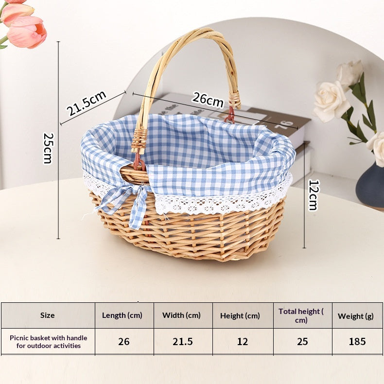 Woven Wedding Flower Basket - view 9
