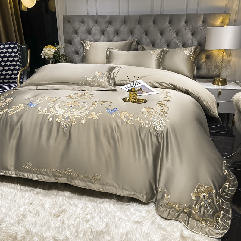 Satin Luxury Wedding Bedding Set - view 2