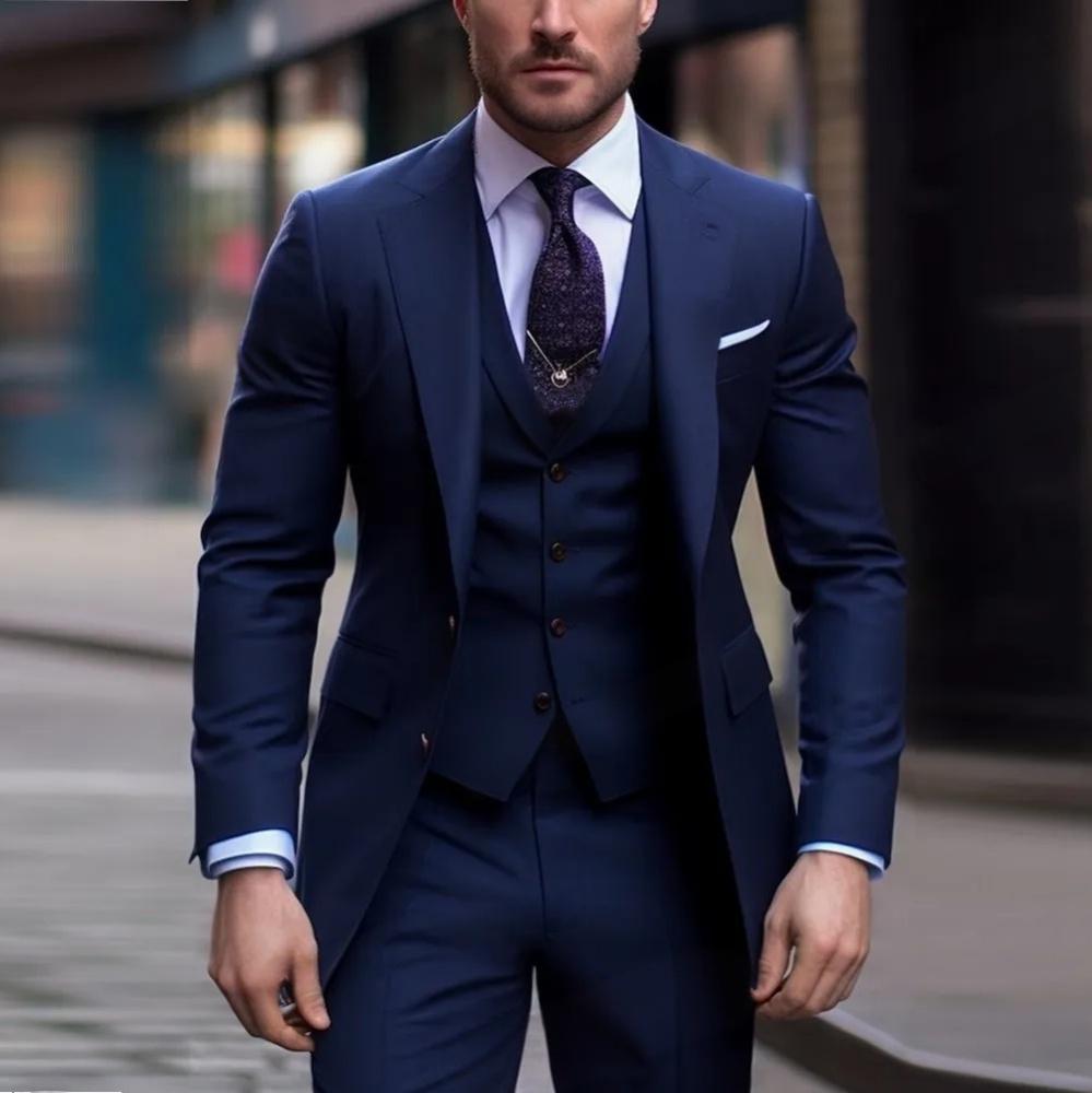 Men's Three-Piece Suit - view 7
