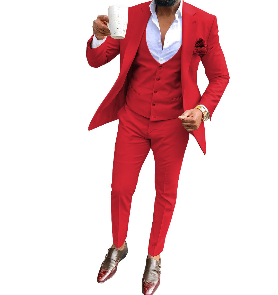 Men's Three-piece Casual Business Suit - view 2