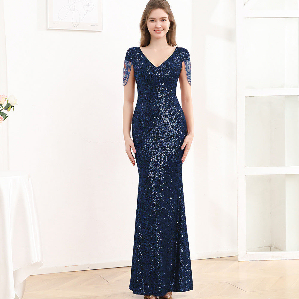 Sequin Gown - view 4