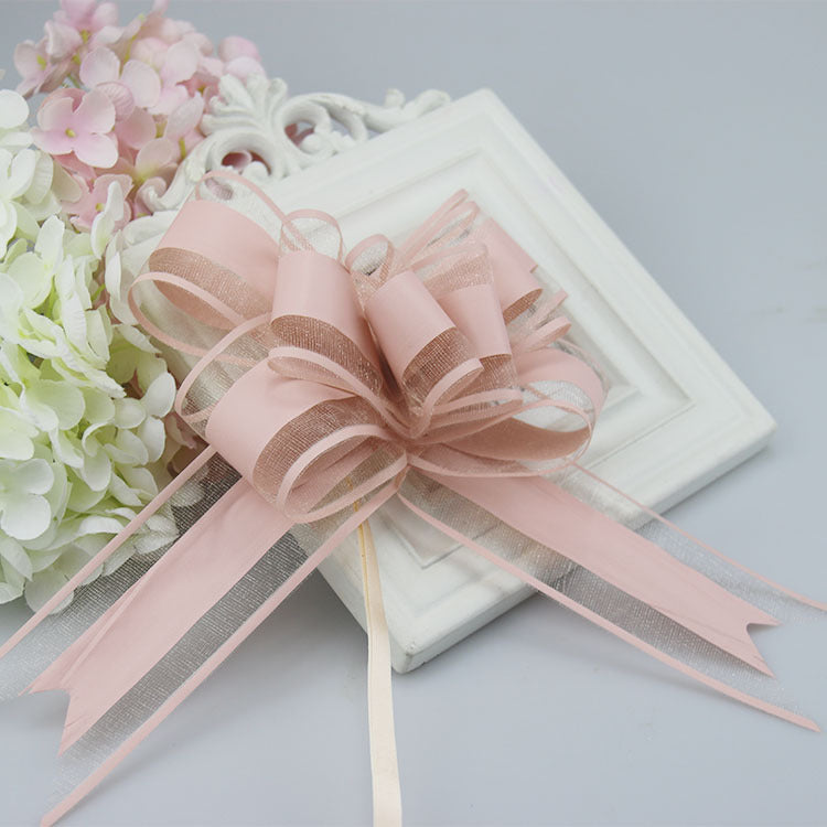 Wedding Car Ribbon Pull Bow Decoration - view 1