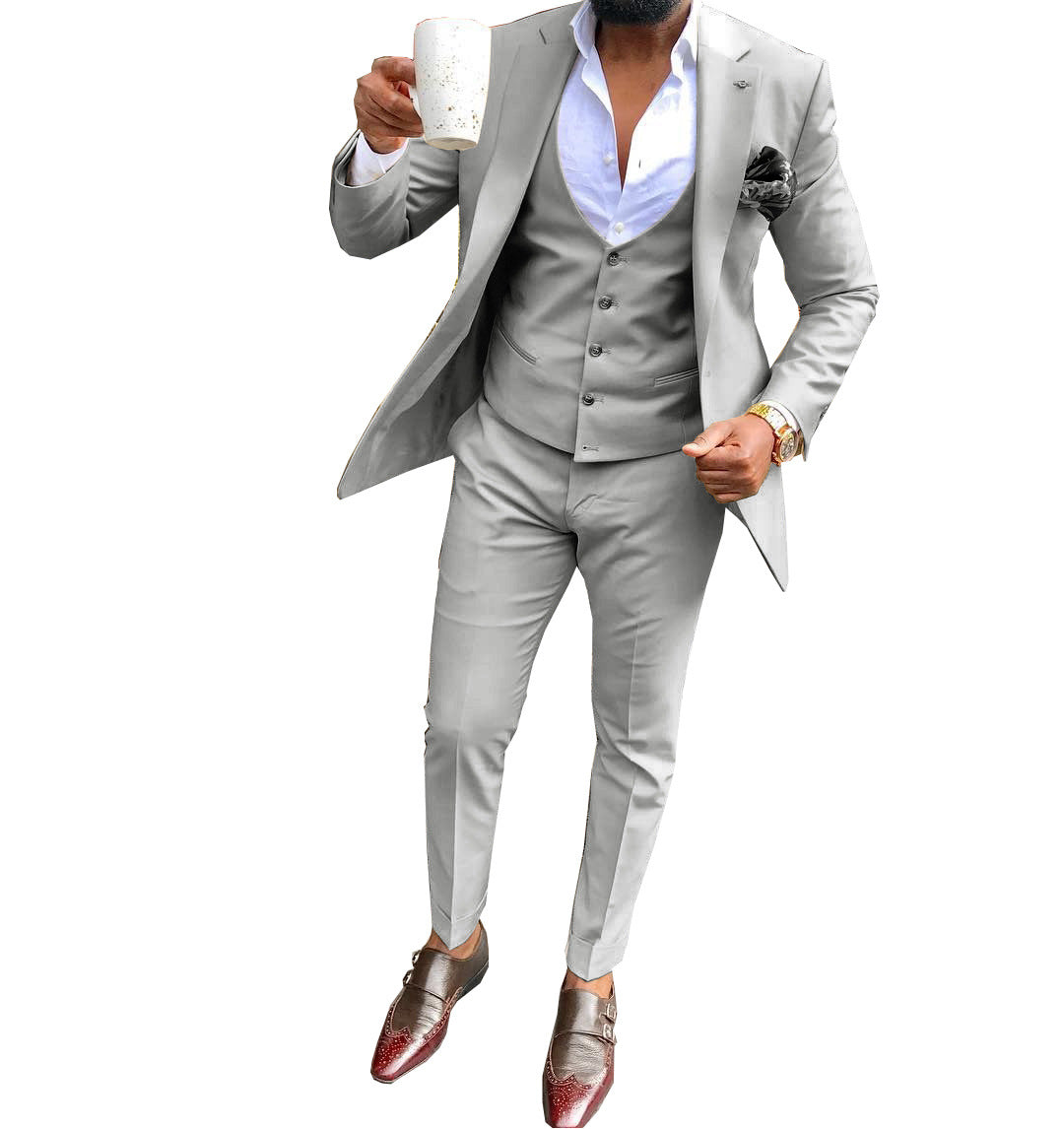 Men's Three-piece Casual Business Suit - view 8